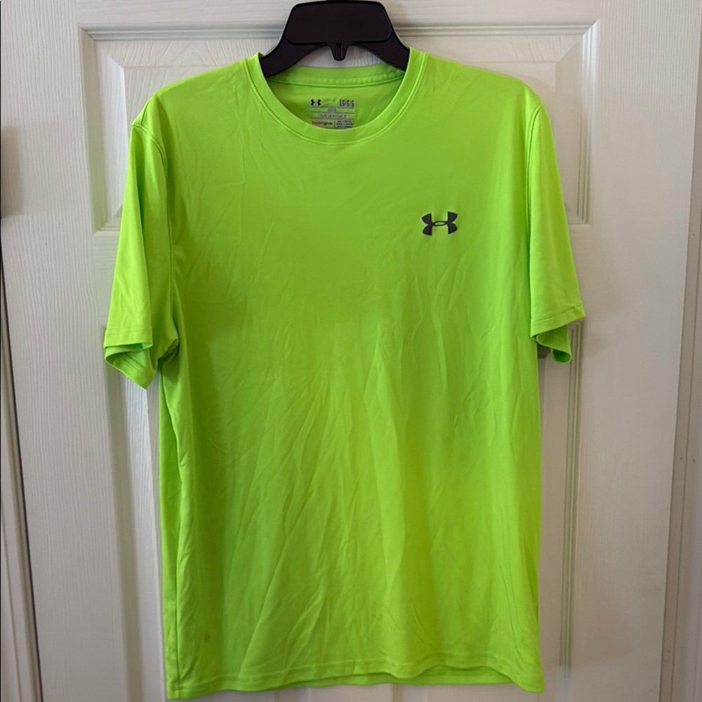 Under Armour Men's Neon Green T-Shirt